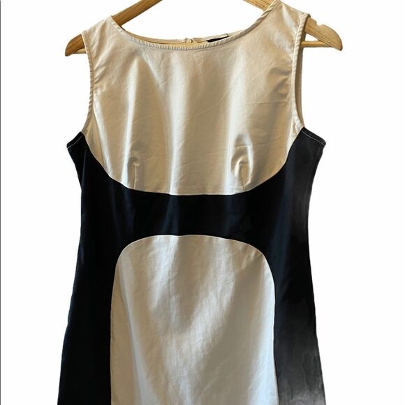 Colour Blocked Cotton Stretch Dress 12 - Picture 2 of 8